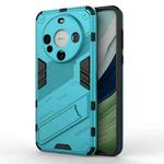 For Huawei Mate 60 Punk Armor 2 in 1 PC + TPU Phone Case with Holder(Blue)