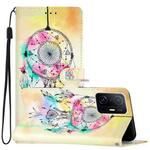 For Xiaomi Mi 11T / Mi 11T Pro Colored Drawing Leather Phone Case(Dream Catcher)