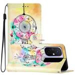 For Xiaomi Redmi 12C Colored Drawing Leather Phone Case(Dream Catcher)