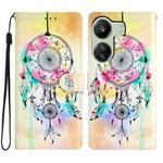 For Xiaomi Redmi 13C Colored Drawing Leather Phone Case(Dream Catcher)