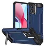 For Motorola Moto G 5G 2023 Matte Holder Phone Case(Royal Blue)