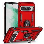 For Google Pixel 8 Pro Shockproof TPU + PC Phone Case with Holder(Red)