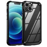 For iPhone 15 Plus TPU + PC Lens Protection Phone Case(Black)