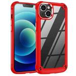 For iPhone 15 Plus TPU + PC Lens Protection Phone Case(Red)