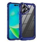 For iPhone 17 TPU + PC Lens Protection Phone Case(Blue)