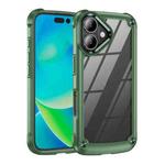 For iPhone 17 TPU + PC Lens Protection Phone Case(Green)
