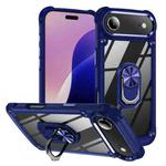 For iPhone 17 Air TPU + PC Lens Protection Phone Case with Ring Holder(Blue)