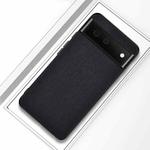 For Google Pixel 8 Shockproof Cloth Texture PC+ TPU Phone Case(Black)