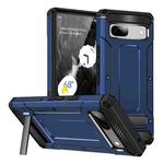 For Google Pixel 7a Matte Holder Phone Case(Royal Blue)