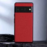 For Google Pixel 8 Nylon Cloth Texture Shockproof PC+TPU Phone Case(Red)