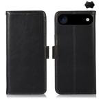 For iPhone 17 Air Crazy Horse Top Layer Cowhide Leather Phone Case(Black)