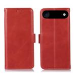 For iPhone 17 Air Crazy Horse Top Layer Cowhide Leather Phone Case(Red)