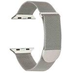 For Apple Watch 7 45mm Milanese Metal Magnetic Watch Band(Starlight)