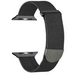 For Apple Watch 2 42mm Milanese Metal Magnetic Watch Band(Army Green)