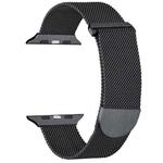 For Apple Watch 42mm Milanese Metal Magnetic Watch Band(Gunmetal)