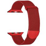 For Apple Watch SE 2023 40mm Milanese Metal Magnetic Watch Band(Red)