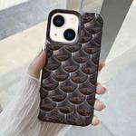 For iPhone 14 3D Scale Style TPU Phone Case(Black)