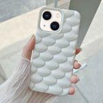 For iPhone 13 3D Scale Style TPU Phone Case(White)