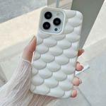 For iPhone 13 Pro 3D Scale Style TPU Phone Case(White)