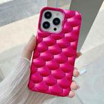 For iPhone 13 Pro Max 3D Scale Style TPU Phone Case(Rose Red)