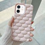 For iPhone 12 3D Scale Style TPU Phone Case(Pink)