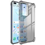 For Huawei P40 Pro IMAK Full Coverage Shockproof TPU Protective Case(Transparent Black)