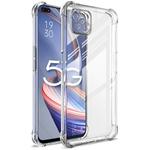 For OPPO A92s IMAK Full Coverage Shockproof TPU Protective Case(Transparent)