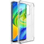 For Xiaomi Redmi Note 9 IMAK Full Coverage Shockproof TPU Protective Case(Transparent)