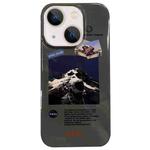 For iPhone 14 Plus Astronaut Pattern Glossy PC Phone Case(Green)