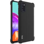 For Samsung Galaxy A41 IMAK Full Coverage Shockproof TPU Protective Case(Frosted Black)