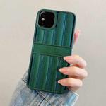 For iPhone X / XS Glitter Powder Door Frame TPU Phone Case(Green)