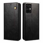 For OnePlus Nord CE 3 Oil Wax Crazy Horse Texture Leather Phone Case(Black)