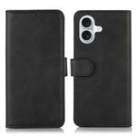 For iPhone 17 Cow Texture Leather Phone Case(Black)