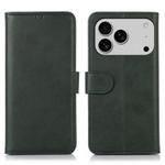 For iPhone 17 Pro Cow Texture Leather Phone Case(Green)