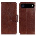 For iPhone 17 Air Nappa Texture Leather Case(Brown)