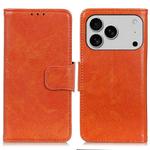 For iPhone 17 Pro Max Nappa Texture Leather Case(Orange)