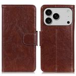 For iPhone 17 Pro Max Nappa Texture Leather Case(Brown)