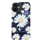 For iPhone 11 Frosted Daisy Film Phone Case(White Flower)