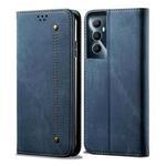 For Realme C65 4G Denim Texture Flip Leather Phone Case(Blue)