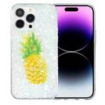 For iPhone 14 Pro Max IMD Shell Pattern TPU Phone Case(Pineapple)