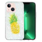 For iPhone 14 Plus IMD Shell Pattern TPU Phone Case(Pineapple)