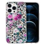 For iPhone 12 Pro IMD Shell Pattern TPU Phone Case(Leopard Flower)