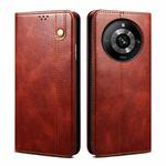 For Realme 11 Pro / 11 Pro+ Oil Wax Crazy Horse Texture Leather Phone Case(Brown)