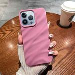 For iPhone 13 Pro Max Solid Color Wave Texture TPU Phone Case(Taro Purple)