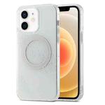For iPhone 12 Dual-side IMD Marble Magsafe Phone Case(White)