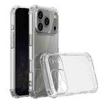 For iPhone 17 Pro Max Four-Corner Shockproof Clear TPU Phone Case(Transparent)