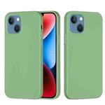 For iPhone 15 Solid Color Silicone Phone Case(Mint Green)