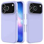 For iPhone 17 Pro Max Solid Color Silicone Phone Case(Purple)