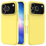 For iPhone 17 Pro Max Solid Color Silicone Phone Case(Lemon Yellow)