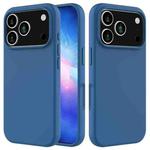 For iPhone 17 Pro Solid Color Silicone Phone Case(Cobalt Blue)